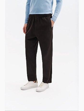 Pantalón de traje de hombre de algodón elástico giesto