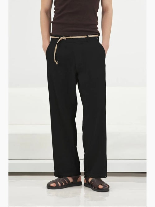 Pantalón de traje de hombre de lino y algodón giesto - Kiabi