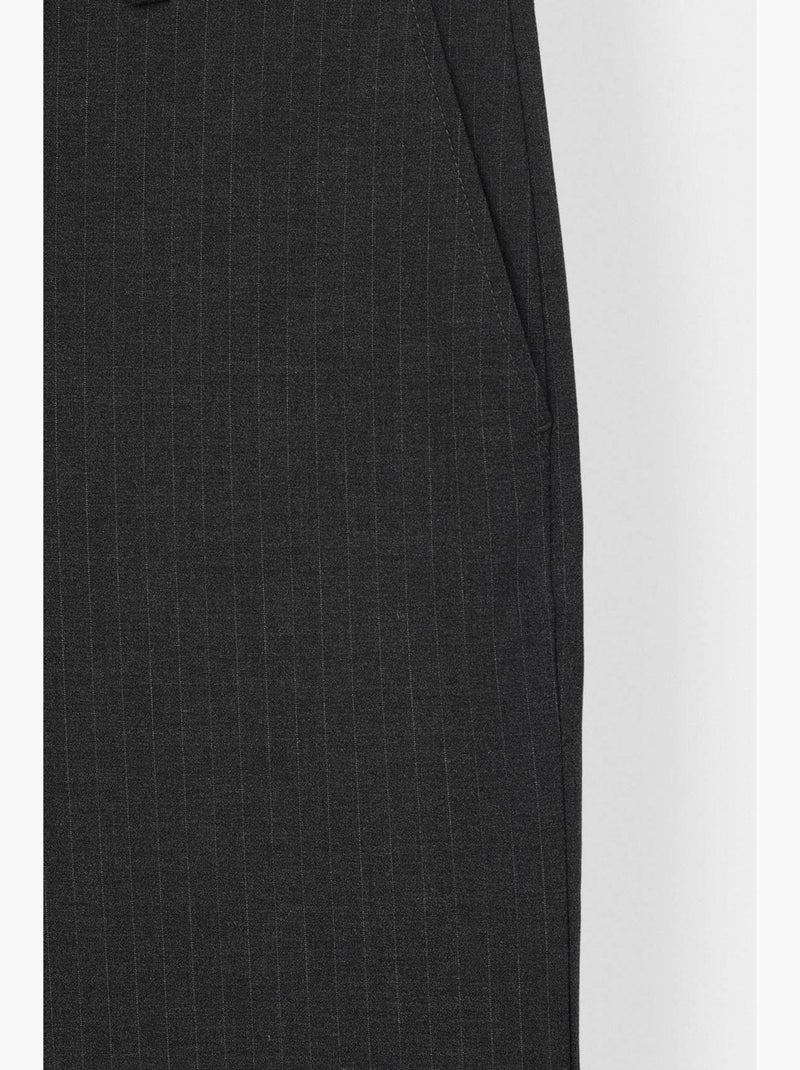 Pantalón de traje entallado giesto Gris negro - Kiabi