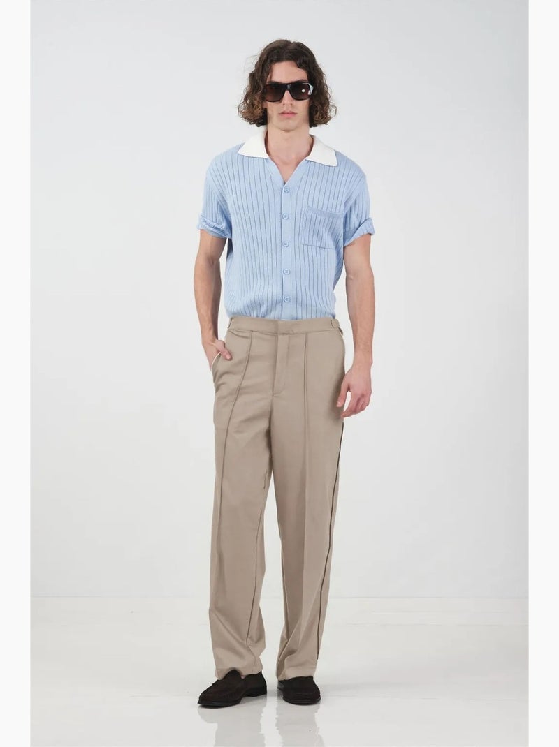 Pantalón de traje hombre giesto Beige arcilla - Kiabi