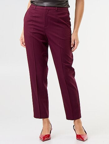 Pantalón de traje liso con 2 bolsillos