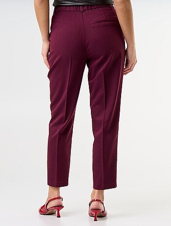 Pantalón de traje liso con 2 bolsillos