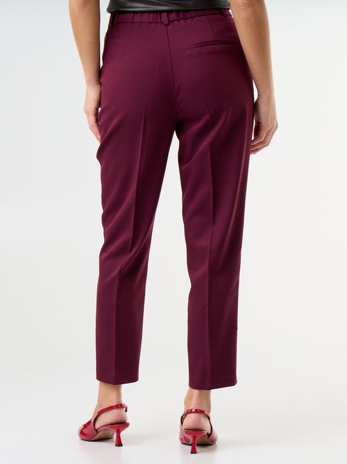 Pantalón de traje liso con 2 bolsillos - Kiabi Pantalón de traje liso con 2 bolsillos - Kiabi