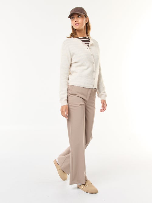 Pantalón de traje liso corte recto - Kiabi