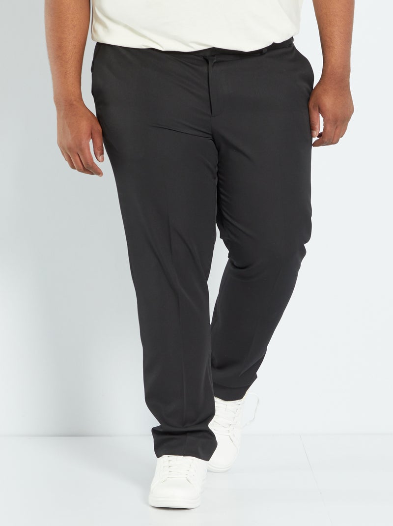 Pantalón de traje liso Negro - Kiabi