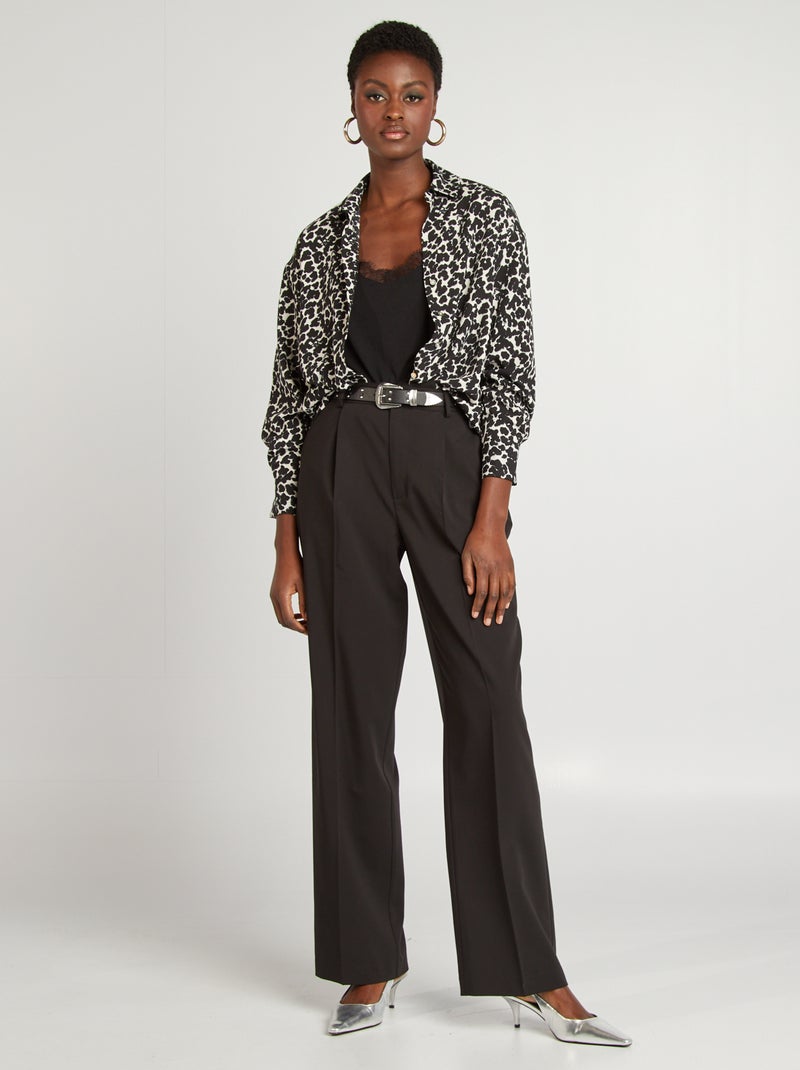Pantalón de traje negro - Kiabi