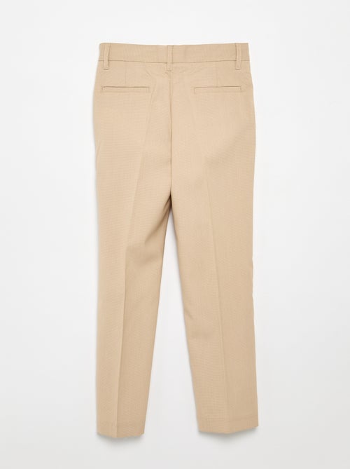 Pantalón de traje regular liso - Kiabi