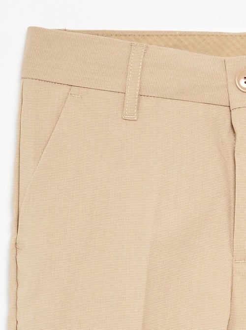 Pantalón de traje regular liso - Kiabi