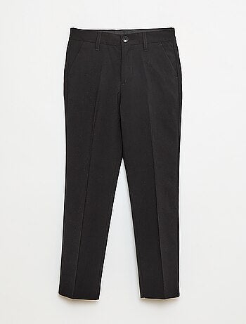 Pantalón de traje regular liso
