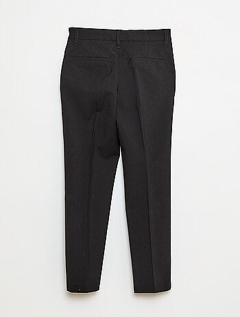 Pantalón de traje regular liso