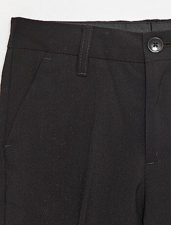 Pantalón de traje regular liso