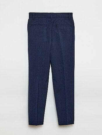 Pantalón de traje regular liso