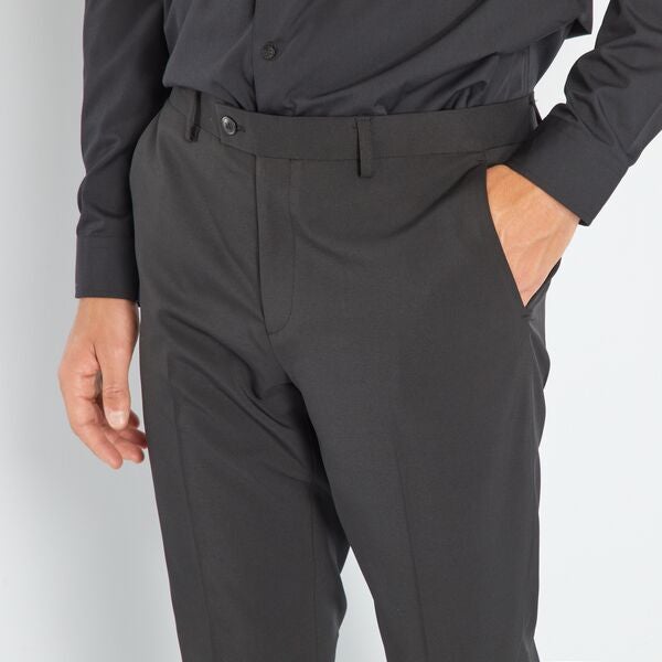 Pantalón de traje skinny Hombre talla SXXL negro Kiabi 20,00€