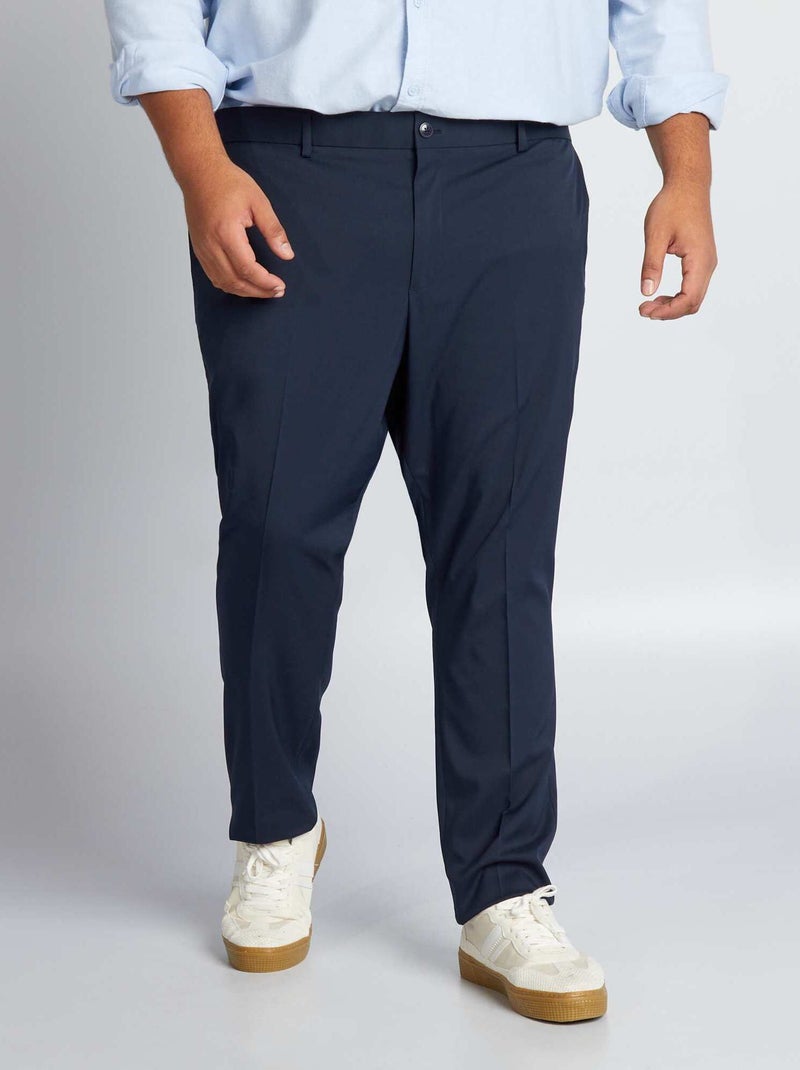 Pantalón de traje slim azul - Kiabi