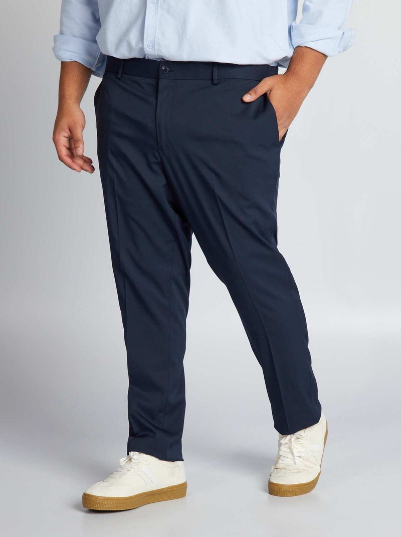 Pantalón de traje slim azul - Kiabi