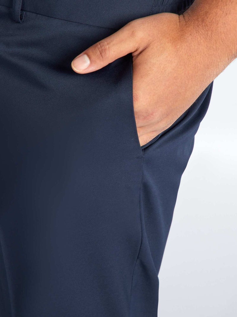 Pantalón de traje slim azul - Kiabi