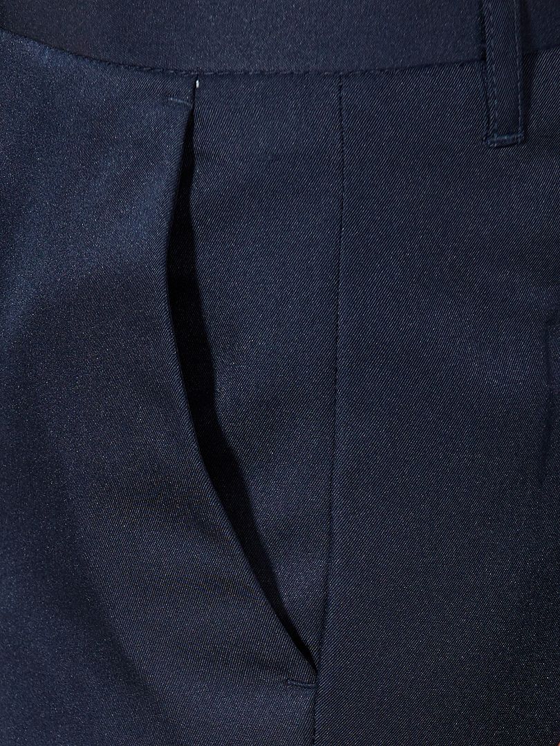 Pantalón de traje slim azul marino - Kiabi
