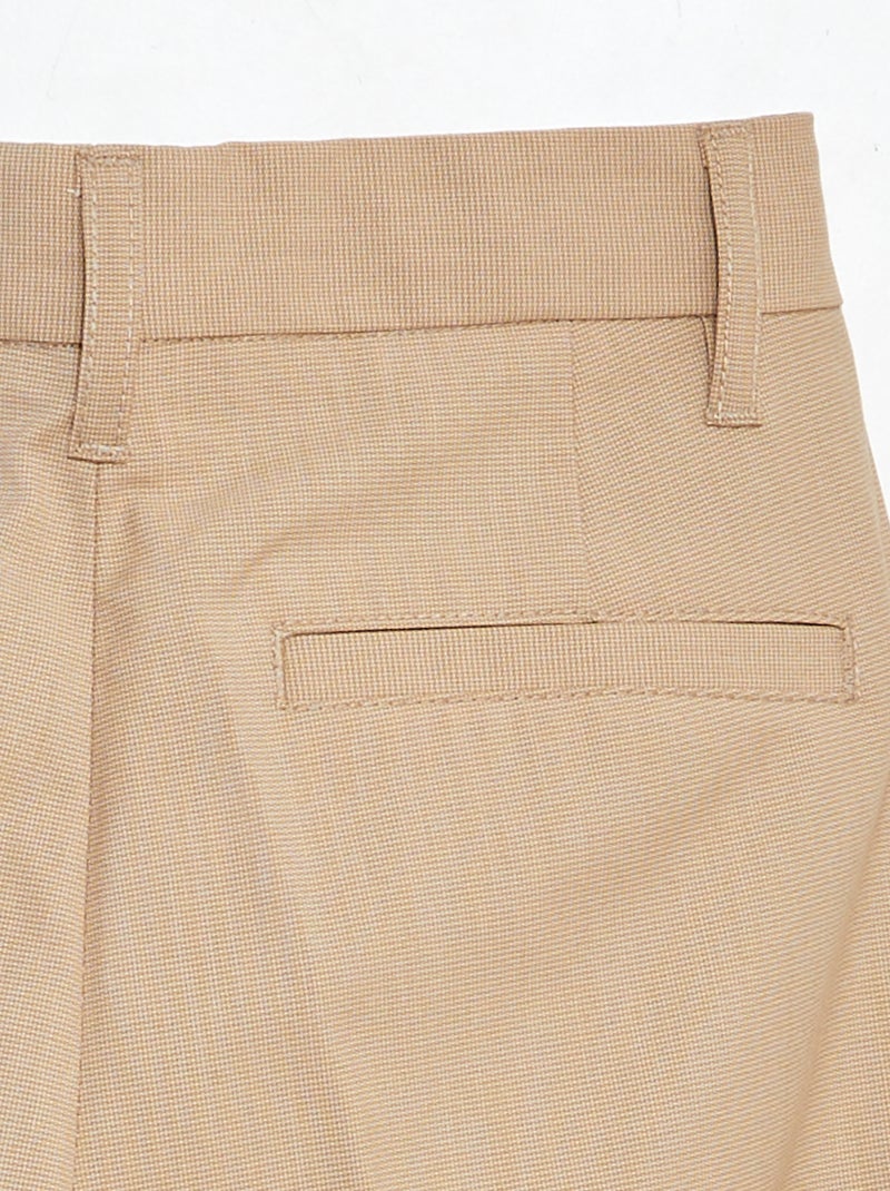 Pantalón de traje slim BEIGE - Kiabi