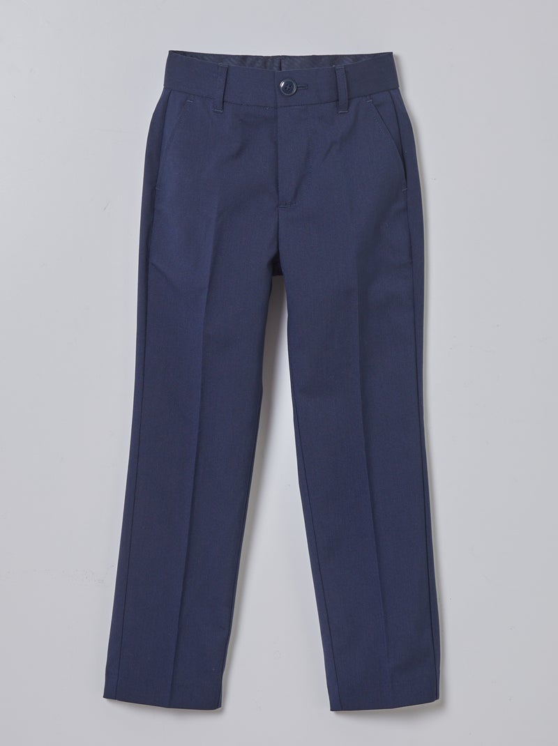 Pantalón de traje 'slim' Marino - Kiabi