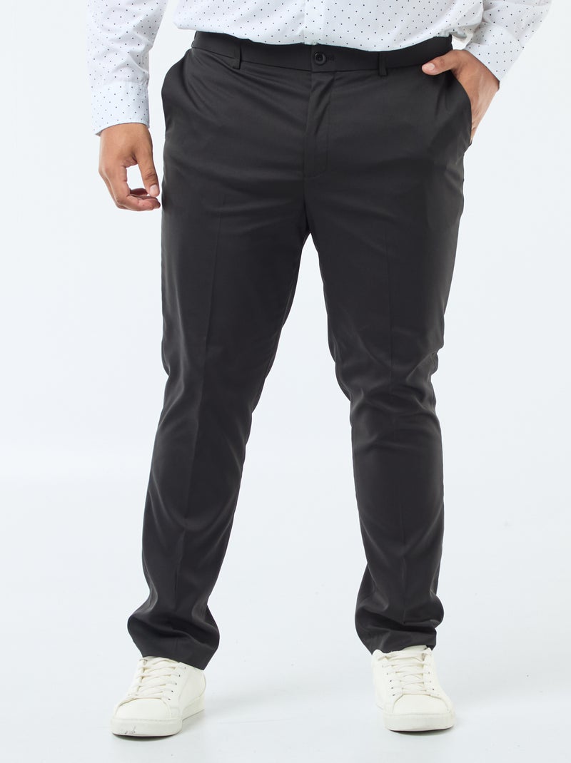 Pantalón de traje slim negro - Kiabi