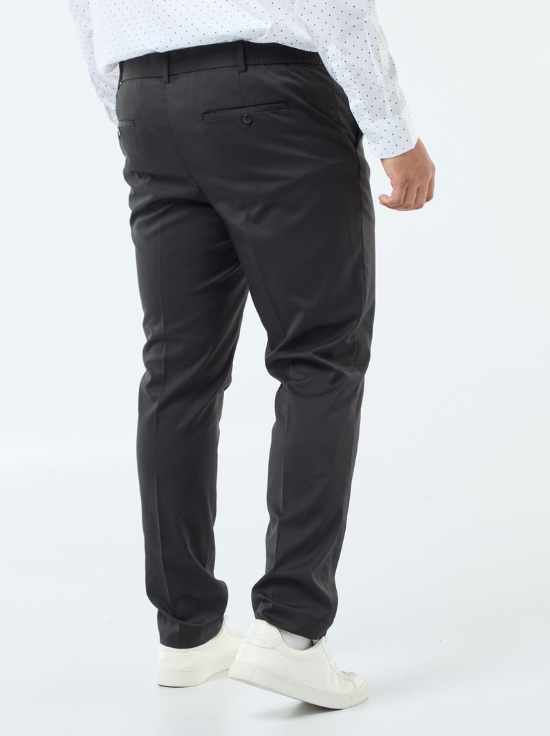 Pantalón de traje slim negro - Kiabi
