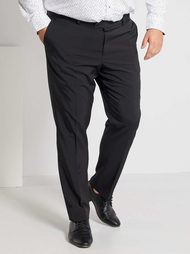 Pantalón de traje slim Negro - Kiabi