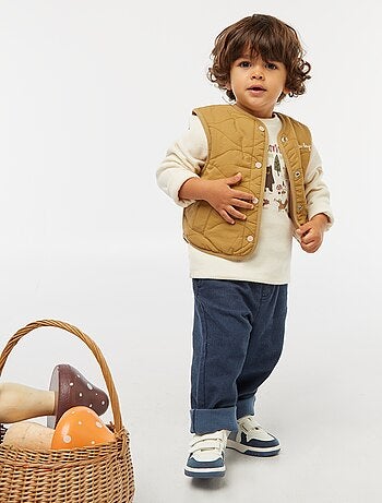 Pantalón de twill con 2 bolsillos de verdad