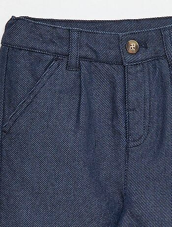 Pantalón de twill con 2 bolsillos de verdad