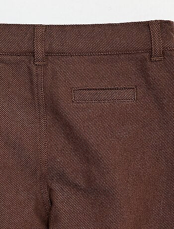 Pantalón de twill con 2 bolsillos de verdad