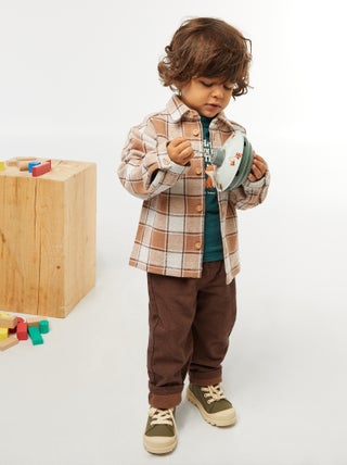 Pantalón de twill con 2 bolsillos de verdad