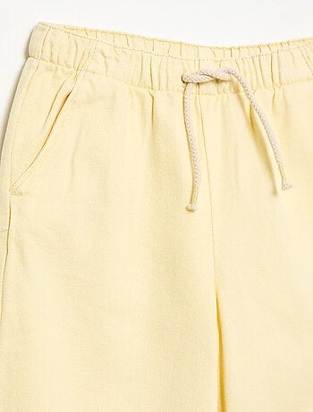 Pantalón de twill con cordones ajustables