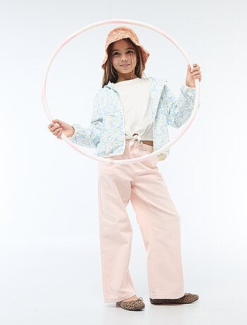 Pantalón de twill con cordones ajustables