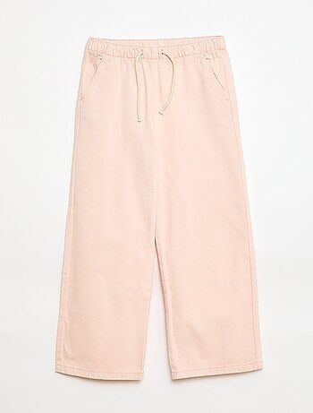 Pantalón de twill con cordones ajustables