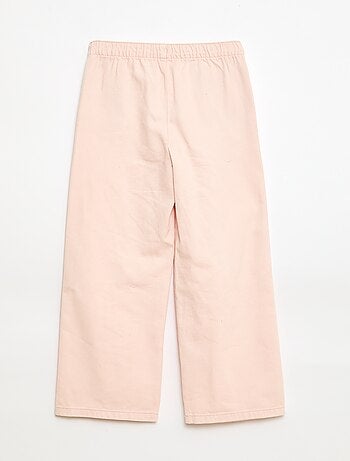 Pantalón de twill con cordones ajustables