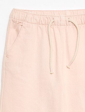 Pantalón de twill con cordones ajustables