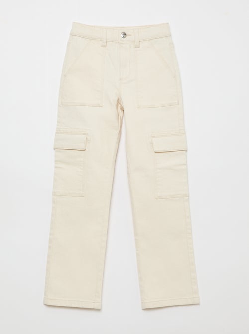 Pantalón de twill regular - Kiabi