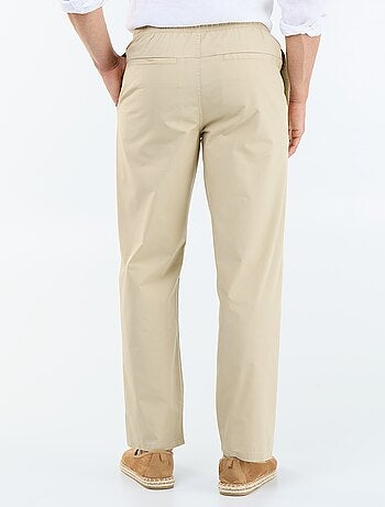 Pantalón de vestir de popelina