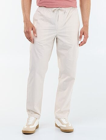 Pantalón de vestir de popelina