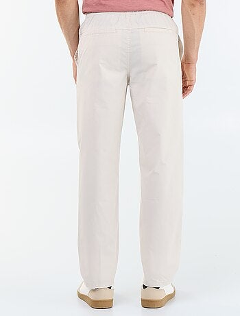 Pantalón de vestir de popelina