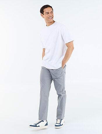 Pantalón de vestir de popelina