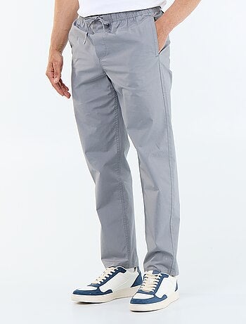 Pantalón de vestir de popelina