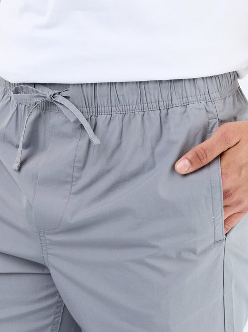 Pantalón de vestir de popelina - Kiabi