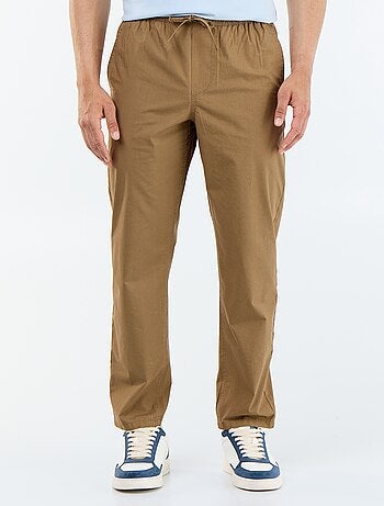 Pantalón de vestir de popelina