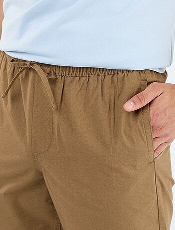 Pantalón de vestir de popelina