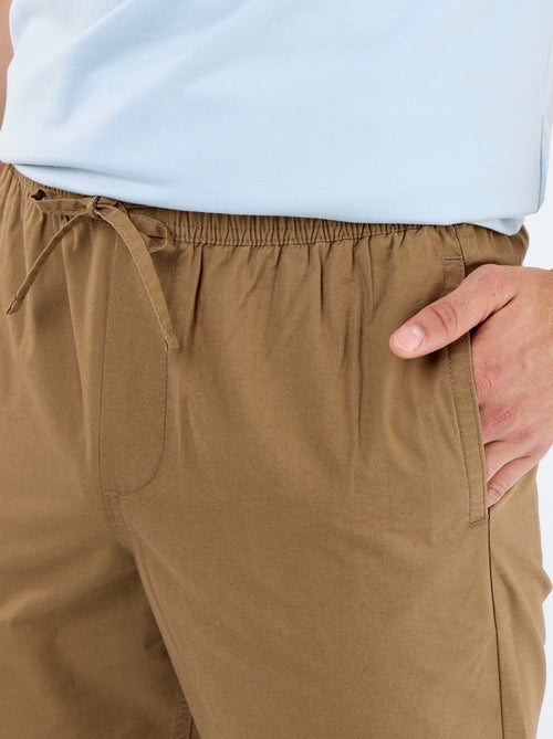 Pantalón de vestir de popelina - Kiabi