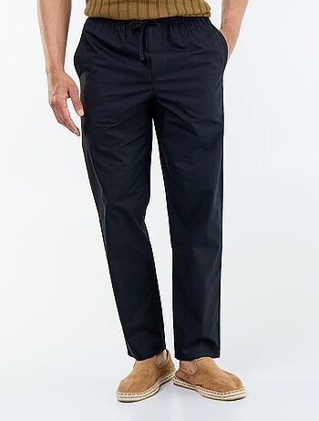 Pantalón de vestir de popelina