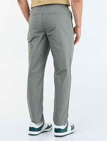 Pantalón de vestir de popelina