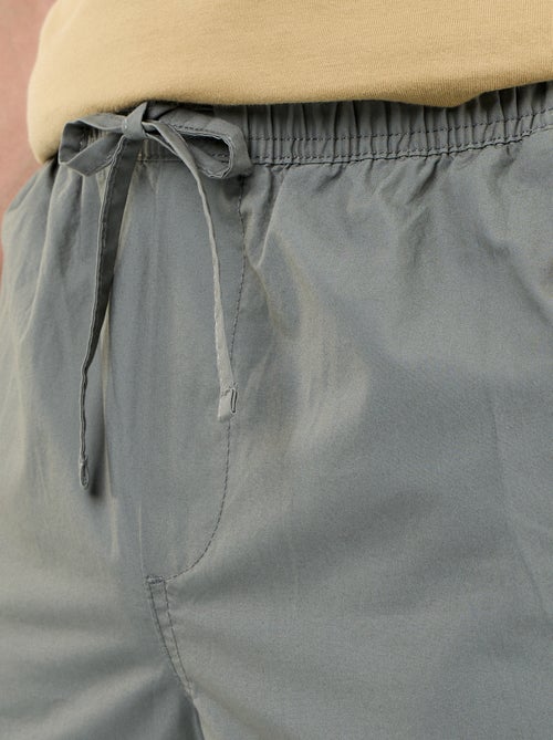 Pantalón de vestir de popelina - Kiabi