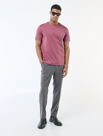 Pantalón de vestir de rayas finas