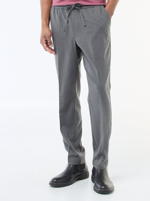 Pantalón de vestir de rayas finas - Kiabi